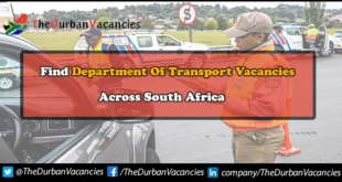 Department Of Transport Vacancies