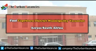 Capricorn District Municipality Vacancies